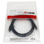 Equip Cable USB-C 3.2 Gen1 60W PD Carga Rápida 0.5m Negro