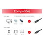 Equip Cable USB-C 3.2 Gen1 60W PD Carga Rápida 0.5m Negro