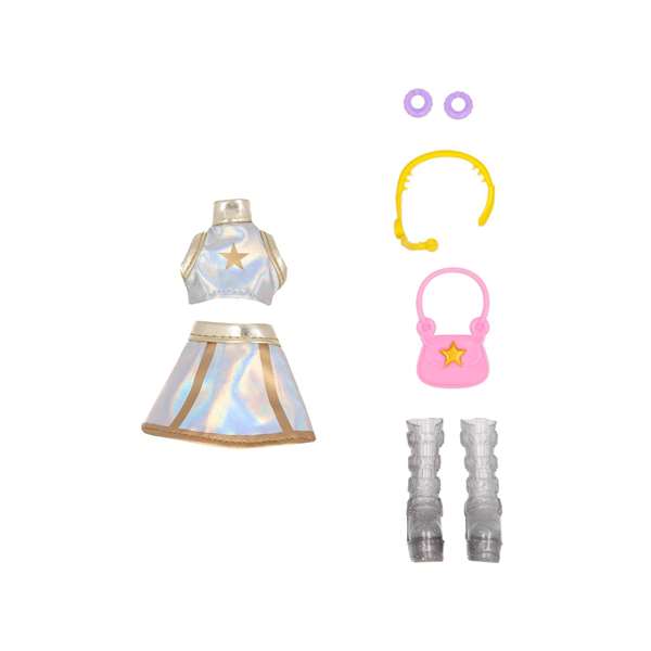 IMC Toys - Muñeca Articulada K-Pop Idol Fashion Yuni, 26 cm, con 2 Prendas de Ropa, Zapatos y 3 Accesorios Personalizados, para Niñas de 5 a 7 Años