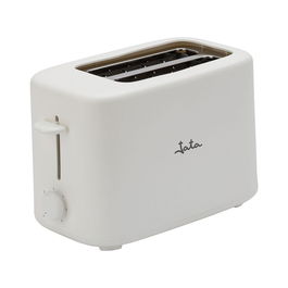 Jata Hogar Tostadora Blanca 2 Ranuras 750W con Centrado Automático de Pan y Selector Electrónico de Potencia de 6 Niveles