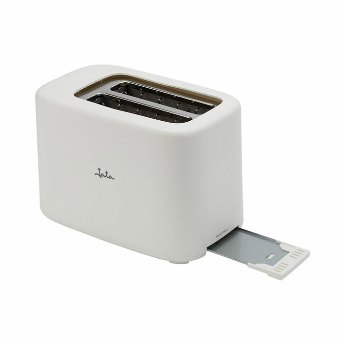 Jata Hogar Tostadora blanca con 2 ranuras de 750 W Jata Hogar Tostadora blanca con 2 ranuras de 750 W