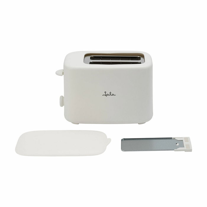 Jata Hogar Tostadora blanca con 2 ranuras de 750 W Jata Hogar Tostadora blanca con 2 ranuras de 750 W