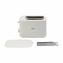 Jata Hogar Tostadora blanca con 2 ranuras de 750 W