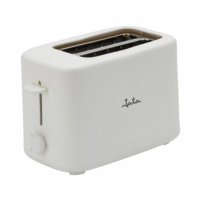 Jata Hogar Tostadora blanca con 2 ranuras de 750 W Jata Hogar Tostadora blanca con 2 ranuras de 750 W