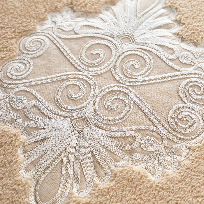 Mijölnir Cot-Klzt5-32 Juego de Alfombras de Baño 50x60 cm y 60x100 cm Cappuccino