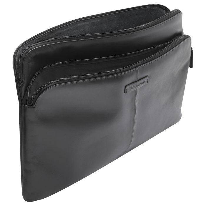 dbramante1928 SKAGEN PRO+ - Funda de cuero de grano entero para MacBook Pro 14", 35.6 cm (14"), Negro, Resistente a impactos, con bolsillo delantero dbramante1928 SKAGEN PRO+ - Funda de cuero de grano entero para MacBook Pro 14", 35.6 cm (14"), Negro, Resistente a impactos, con bolsillo delantero