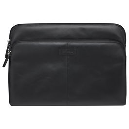 dbramante1928 SKAGEN PRO+ - Funda de cuero de grano entero para MacBook Pro 14", 35.6 cm (14"), Negro, Resistente a impactos, con bolsillo delantero