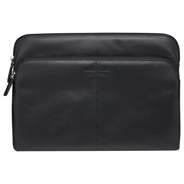 dbramante1928 SKAGEN PRO+ - Funda de cuero de grano entero para MacBook Pro 14", 35.6 cm (14"), Negro, Resistente a impactos, con bolsillo delantero dbramante1928 SKAGEN PRO+ - Funda de cuero de grano entero para MacBook Pro 14", 35.6 cm (14"), Negro, Resistente a impactos, con bolsillo delantero