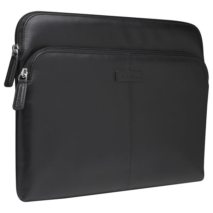 dbramante1928 SKAGEN PRO+ - Funda de cuero de grano entero para MacBook Pro 14", 35.6 cm (14"), Negro, Resistente a impactos, con bolsillo delantero dbramante1928 SKAGEN PRO+ - Funda de cuero de grano entero para MacBook Pro 14", 35.6 cm (14"), Negro, Resistente a impactos, con bolsillo delantero