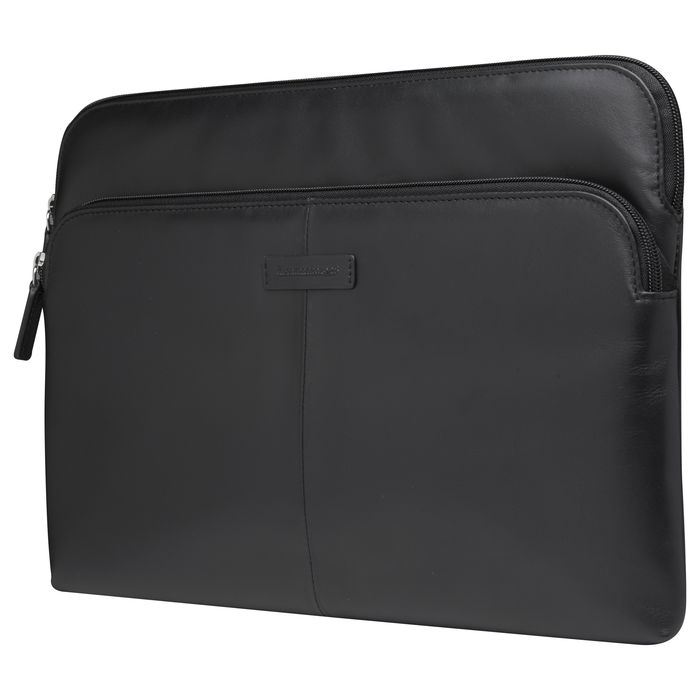 dbramante1928 SKAGEN PRO+ - Funda de cuero de grano entero para MacBook Pro 14", 35.6 cm (14"), Negro, Resistente a impactos, con bolsillo delantero dbramante1928 SKAGEN PRO+ - Funda de cuero de grano entero para MacBook Pro 14", 35.6 cm (14"), Negro, Resistente a impactos, con bolsillo delantero