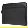 dbramante1928 SKAGEN PRO+ - Funda de cuero de grano entero para MacBook Pro 14", 35.6 cm (14"), Negro, Resistente a impactos, con bolsillo delantero