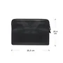 Skagen Pro+ Funda para MacBook Pro 14" (35.6 cm) de Cuero de Grano Entero - Negro - Resistente a Impactos, 350 g