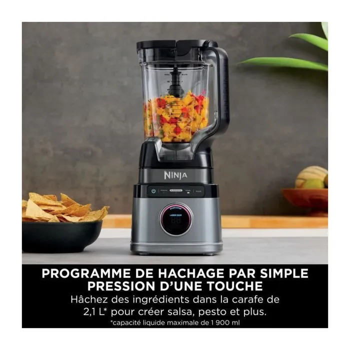 Ninja Detect Power Pro TB201EU, Licuadora de 1200W con Jarra de 2,1L