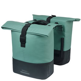Basil Alforjas Cove DB MIK 32L PET Reciclado Cuero Vegano Impermeable Reflectante