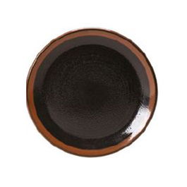 KOTO Plato Llano Negro Vajilla 25.5 cm