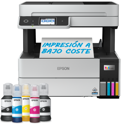 Epson EcoTank ET-5185 Multifunción A4 con Wi-Fi y Dúplex Epson EcoTank ET-5185 Multifunción A4 con Wi-Fi y Dúplex
