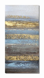 DKD Home Decor Cuadro Lienzo MDF 30x2,5x60 Abstracto (Surtido de 2)