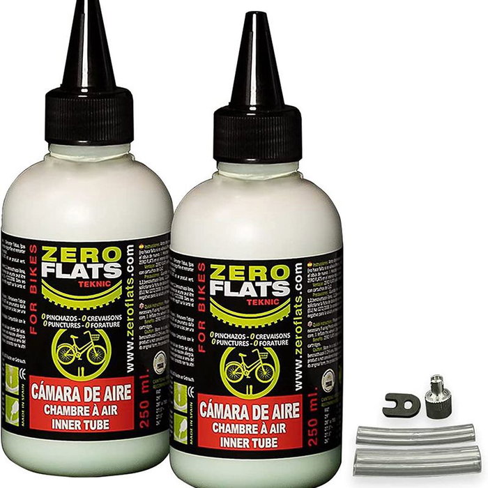 Zeroflats Sella Pinchazos Tubeless para Carretera - Fórmula con Látex Nano-Encapsulado Zeroflats Sella Pinchazos Tubeless para Carretera - Fórmula con Látex Nano-Encapsulado