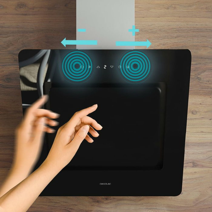 Campana Convencional Cecotec Bolero Flux DT 608002 Negro Campana Convencional Cecotec Bolero Flux DT 608002 Negro