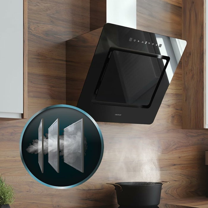 Campana Convencional Cecotec Bolero Flux DT 608002 Negro Campana Convencional Cecotec Bolero Flux DT 608002 Negro