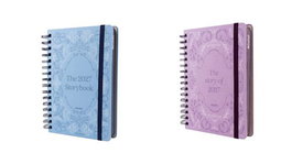 MOOVING Agenda Anual 2027 Storybook Wire-O con Tapa de Tela Surtida