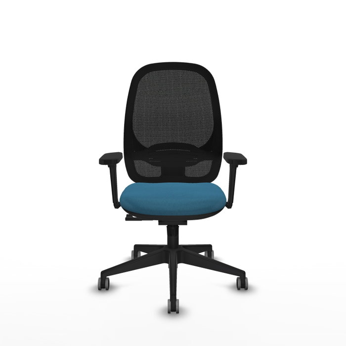 PIQUERAS Y CRESPO Silla de oficina Cilanco con Mecanismo Sincro, Verde Petróleo y Negro PIQUERAS Y CRESPO Silla de oficina Cilanco con Mecanismo Sincro, Verde Petróleo y Negro