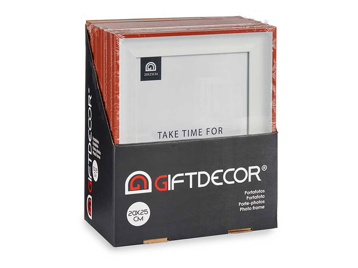 Giftdecor Portafotos 20x25 cm Blanco y Rojo (Set de 24)