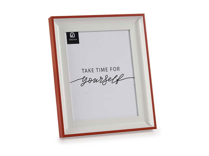 Giftdecor Portafotos 20x25 cm Blanco y Rojo (Set de 24)