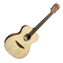 LAG Guitarra Acústica Nylon Auditorium Natural Abeto Engelmann Macizo Acabado Satinado