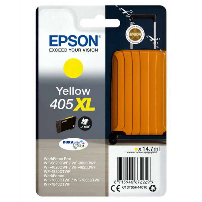 Epson Cartucho de Tinta 405XL Amarillo DURABrite Ultra