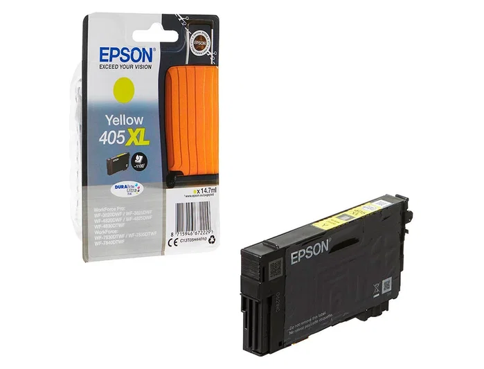 Epson Cartucho de Tinta 405XL Amarillo DURABrite Ultra
