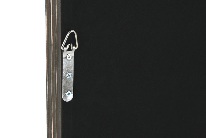 DKD Home Decor Cuadro Moderno Blanco Negro Cristal Ps Fibra 4 x 90 x 90 cm (2 Unidades)