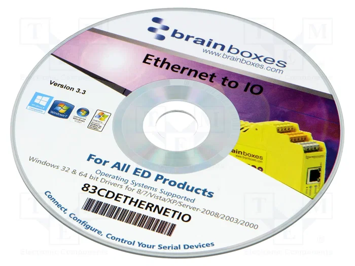 BRAINBOXES ED-538 Módulo de automatización puerta Modbus BRAINBOXES ED-538 Módulo de automatización puerta Modbus