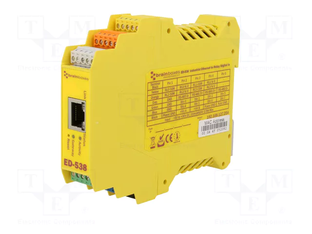 BRAINBOXES ED-538 Módulo de automatización puerta Modbus BRAINBOXES ED-538 Módulo de automatización puerta Modbus