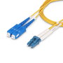 StarTech.com Cable de Fibra Óptica LC a SC OS2 Monomodo 2m