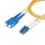 StarTech Cable de fibra óptica LC a SC OS2 de 2m