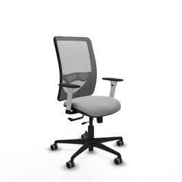 PIQUERAS Y CRESPO Silla de oficina Zulema Gris con mecanismo Sincro/Traslack