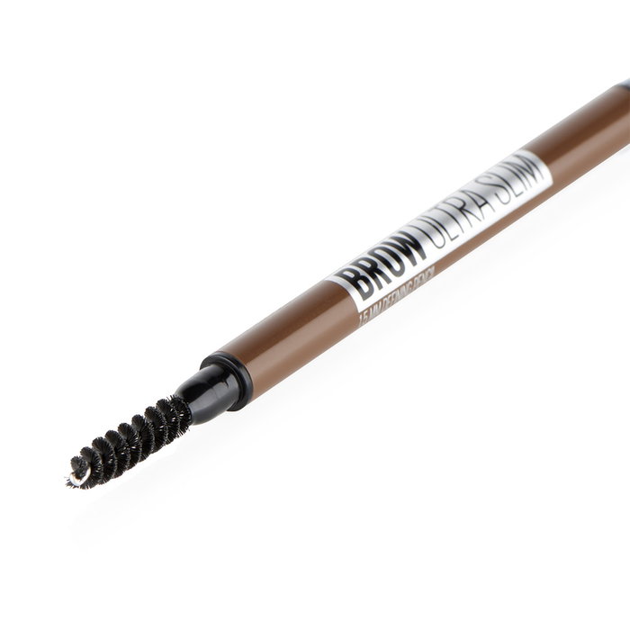 Maybelline #04 BROW Ultra Slim Lápiz de Cejas Automático, Medium Brown, 0.9 g