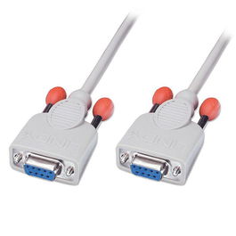 Lindy Cable Serial Null Modem/Data Transfer 9DF/9DF, 2m, para transferencia de datos PC a PC