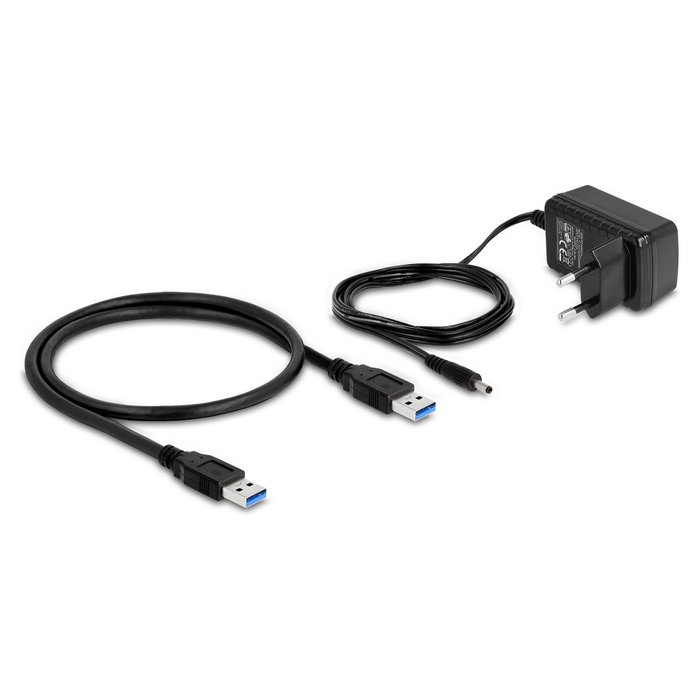 DeLOCK Concentrador USB 10 Gbps con 4 puertos USB Tipo-A y 1 puerto de carga rápida, Gris DeLOCK Concentrador USB 10 Gbps con 4 puertos USB Tipo-A y 1 puerto de carga rápida, Gris
