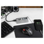DeLOCK Concentrador USB 10 Gbps con 4 puertos USB Tipo-A y 1 puerto de carga rápida, Gris