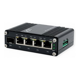 Exsys EX-62030MPoE-SFP-5+1 Switch Industrial Gigabit Mini Gestionado Web, 5+1 Puertos con SFP y PoE+