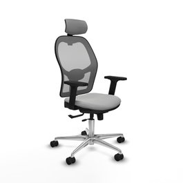 PIQUERAS Y CRESPO Silla de oficina Jorquera Sincro/Traslack Gris