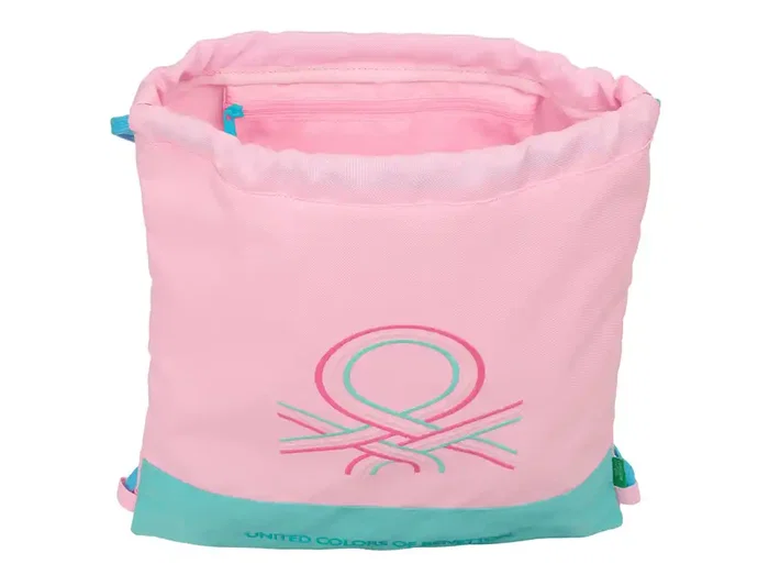 Bolsa Mochila con Cuerdas Benetton Dolce Multicolor 35 x 40 x 1 cm