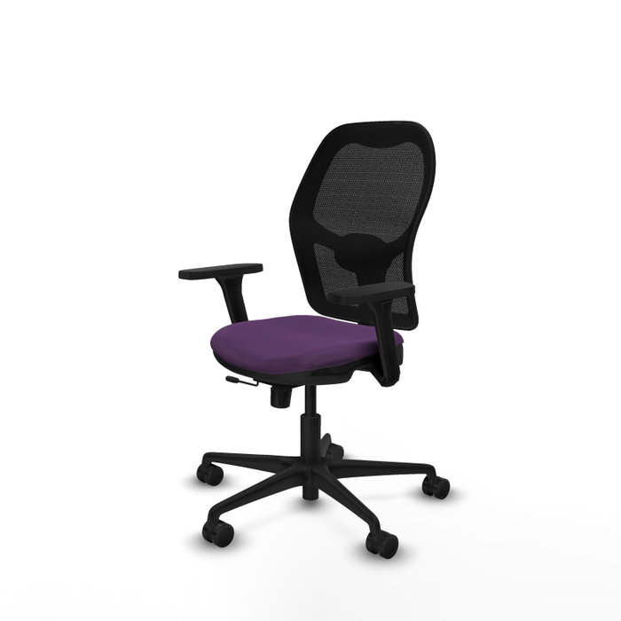 PIQUERAS Y CRESPO Silla de oficina Jorquera Morado/Negro con mecanismo Sincro/Traslack PIQUERAS Y CRESPO Silla de oficina Jorquera Morado/Negro con mecanismo Sincro/Traslack