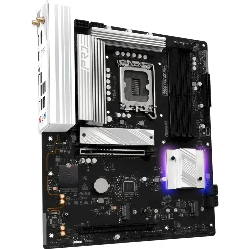 ASRock 90-MXBRK0-A0UAYZ Placa Base B860 PRO RS WiFi LGA 1851 DDR5 ATX ASRock 90-MXBRK0-A0UAYZ Placa Base B860 PRO RS WiFi LGA 1851 DDR5 ATX