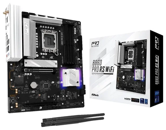 ASRock B860 Pro RS WiFi DDR5 ATX Intel B860 LGA 1851
