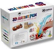 ROYMART Caja bolígrafo 3D Artist Pen con 6 recambios de colores