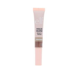 ELF COSMETICS HALO GLOW WAND Corrector de Contorno Líquido con 2% de Escualano, Tono Tan/Deep, 10 ml para un Rostro Luminoso y Esculpido