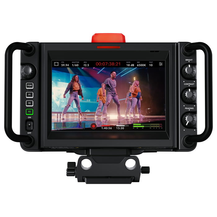 Blackmagic Design Studio Camera 4K Plus G2, Videocámara de hombro, 4K Ultra HD, pantalla LCD táctil 7", montura MFT
